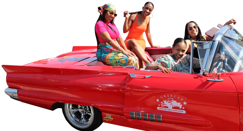Driving car in Cuba