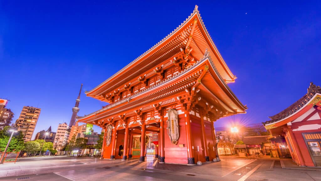 Asakusa, Tokyo, Japan Temple