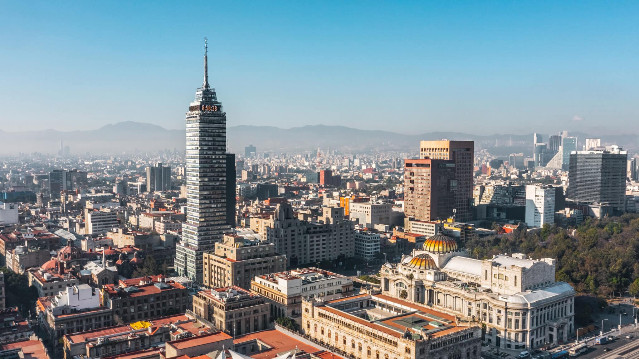 Cityscape of Mexico City